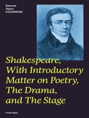 cover image of Shakespeare, With Introductory Matter on Poetry, the Drama, and the Stage (Unabridged)